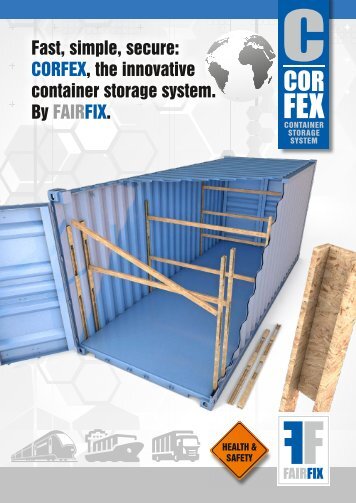 CORFEX® - Container storage system, product brochure english