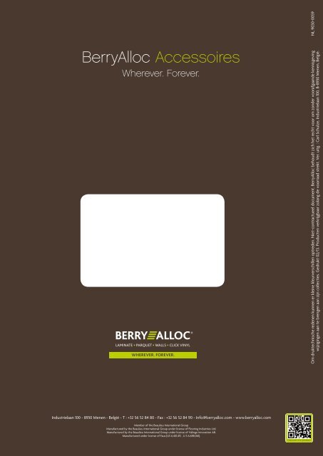 BerryAlloc Accessoires