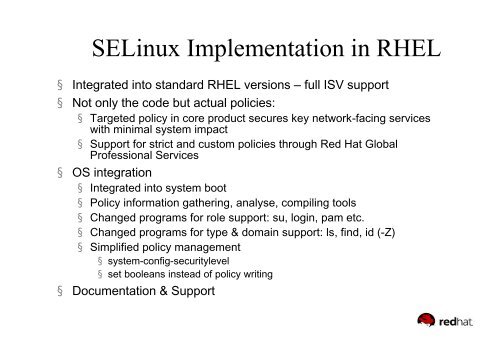 Introduction to SELinux