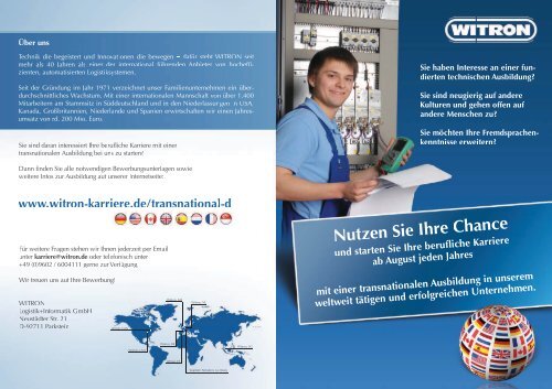 Transnationale Ausbildung - WITRON Service