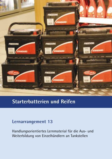 Lernarrangement 13 Starterbatterien und Reifen - MWV