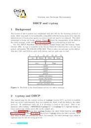 DHCP and tcpdump 1 Background 2 tcpdump and DHCP