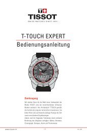 T-TOUCH EXPERT Bedienungsanleitung