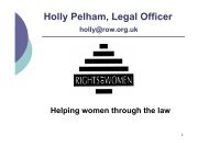 Holly Pelham Legal Officer