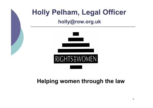 Holly Pelham Legal Officer