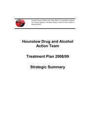 Hounslow Drug and Alcohol Action Team Treatment Plan 2008/09 Strategic Summary