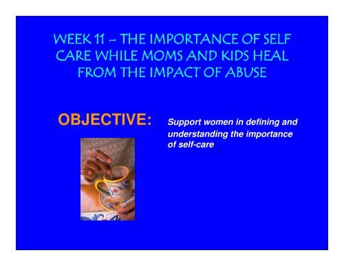 MOTHERS’ GROUP PROGRAM Michele Paddon Program Developer/Manual Author