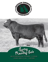 Roundup Sale Spring - Missouri Simmental Association