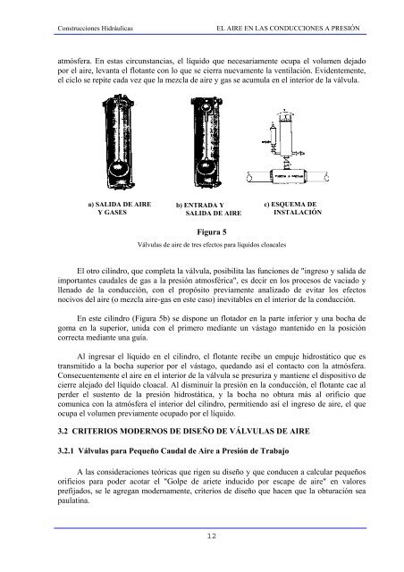 EL AIRE EN LAS CONDUCCIONES A PRESIÓN