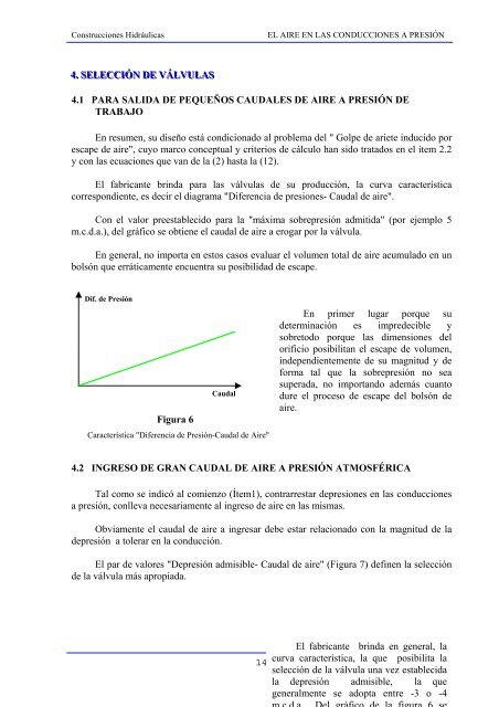 EL AIRE EN LAS CONDUCCIONES A PRESIÓN