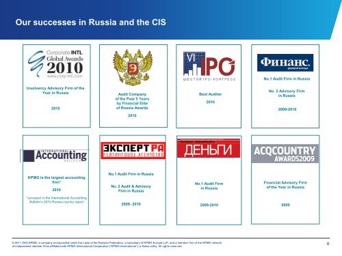 KPMG in Russia and the CIS