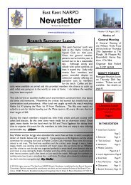 Newsletter 133 (web) - August 2012 - The National Association