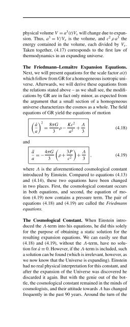 and Cosmology