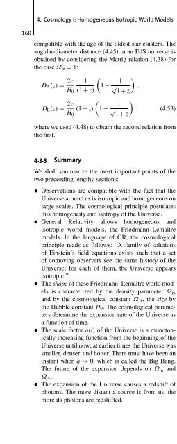 and Cosmology