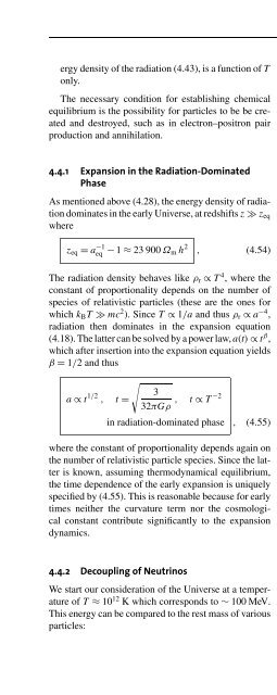 and Cosmology