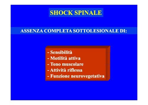 CLASSIFICAZIONE NEUROLOGICA STANDARD NEI TRAUMI MIDOLLARI