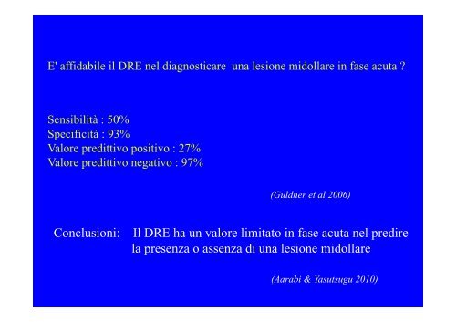 CLASSIFICAZIONE NEUROLOGICA STANDARD NEI TRAUMI MIDOLLARI