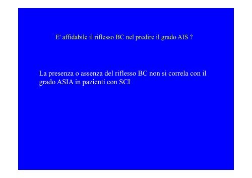 CLASSIFICAZIONE NEUROLOGICA STANDARD NEI TRAUMI MIDOLLARI