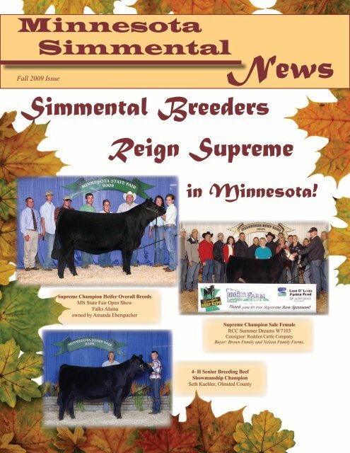 Simmental Breeders Reign Supreme - Minnesota Simmental ...