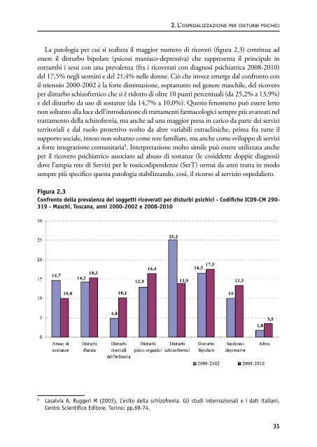 l'epidemiologia della salute mentale in toscana - Agenzia Regionale ...