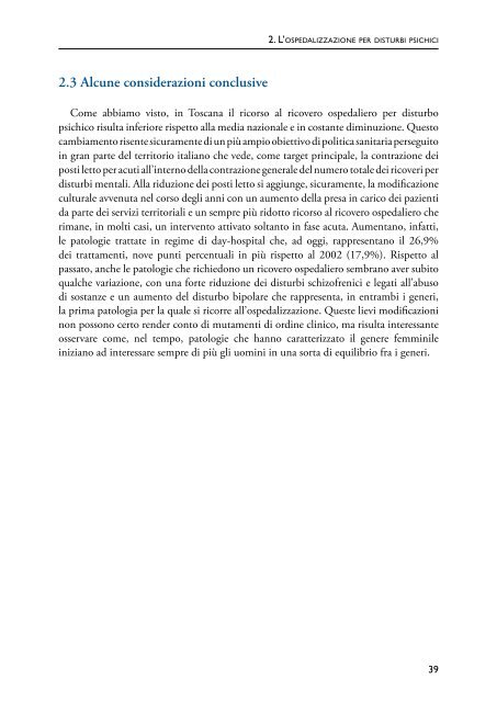 l'epidemiologia della salute mentale in toscana - Agenzia Regionale ...