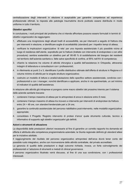 Pubblicazione - Agenzia Regionale di SanitÃ  della Toscana