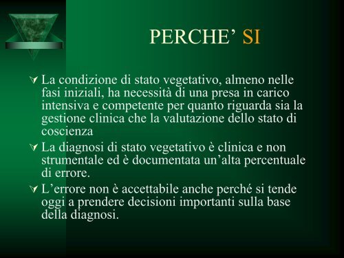 LA SCHEDA FILTRO RAZIONALE E OBIETTIVI Dr Federico Posteraro