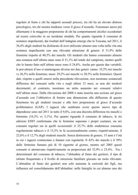 Comportamenti a rischio e stili di vita dei giovani - EpiCentro