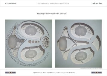 Hydropolis Proposed Concept - Spacial Solutions