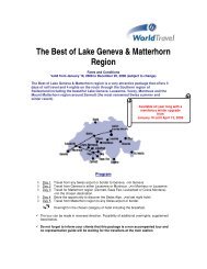 The Best of Lake Geneva & Matterhorn Region - World Travel