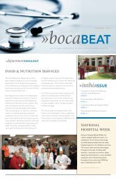 inthisISSUE - Boca Raton Regional Hospital