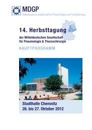 14. HerbSTTaGunG der Mitteldeutschen Gesellschaft für - MDGP