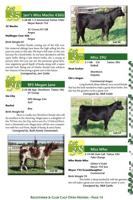 Select Showcase Simmental Sale - Dwyer Cattle Services