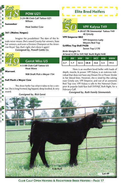Select Showcase Simmental Sale - Dwyer Cattle Services