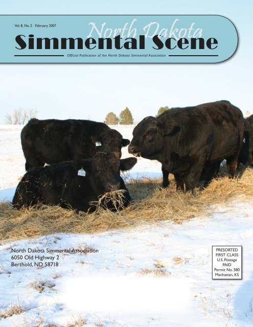 NDSS - February 2007 - North Dakota Simmental Association