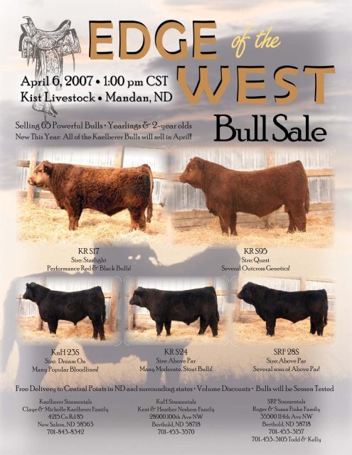 NDSS - February 2007 - North Dakota Simmental Association