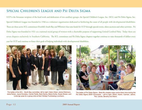 2009 ANNUAL REPORT - United Cerebral Palsy of Los Angeles...