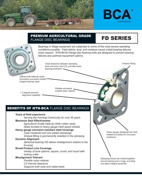 AGRICULTURAL BEARING MARKET  GROWING WITH YOU