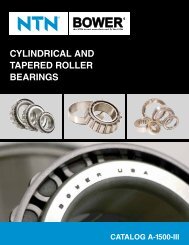 CylindriCal and Tapered roller Bearings