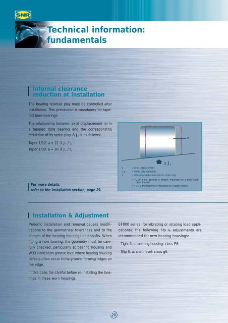 Premier spherical roller bearings our vast experience