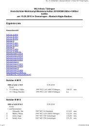 Ergebnisse Läufe - wlv-tuebingen.de