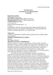 Progestogel Patient Information Leaflet - Besins Healthcare