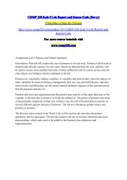 COMP 122 Lab 7 Lab Report and Source Code-comp122dotcom