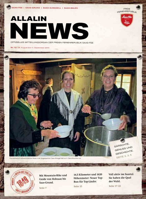 Allalin News Nr. 13/2015