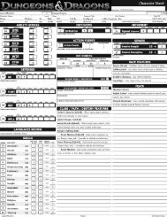 D&D 4E Character Sheet - Scott David Gray