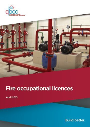 Fire occupational licences