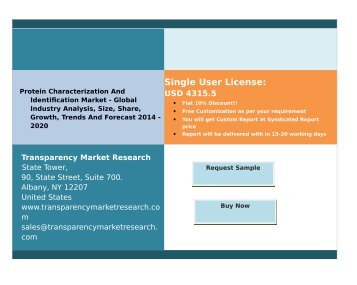 Protein Characterization And Identification Market - Global Industry Analysis, Size, Share, Growth, Trends And Forecast 2014 - 2020.pdf