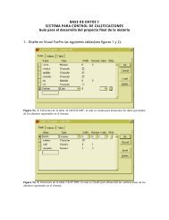 BASE DE DATOS I SISTEMA PARA CONTROL DE ...