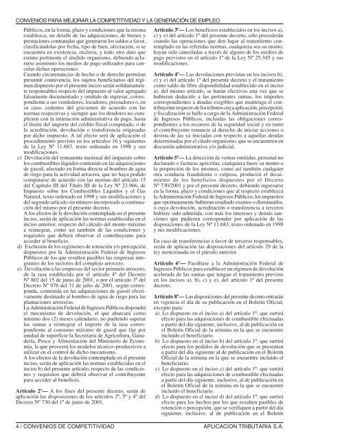 CONVENIOS DE COMPETITIVIDAD - DentroDe.com.ar