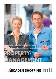 PROPERTY- MANAGEMENT - mfi Management für Immobilien AG